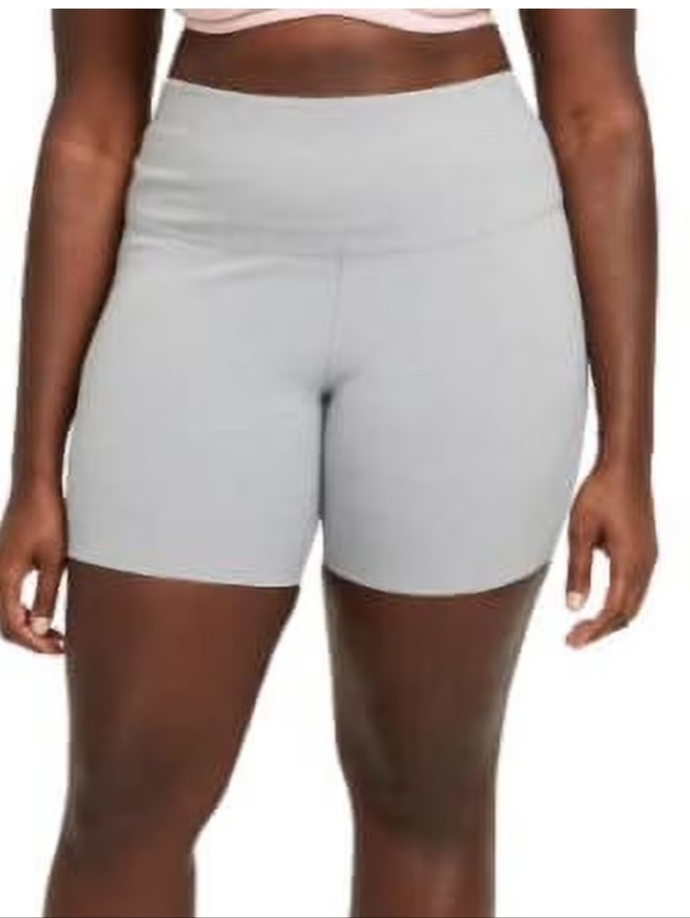 Nike Plus-Size Gray Athletic Yoga Shorts